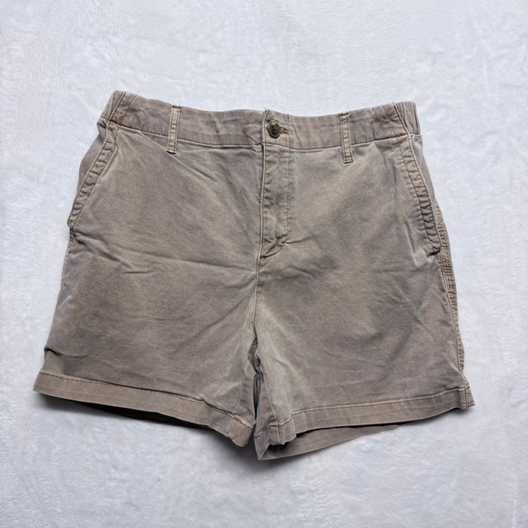 Old Navy Pants - OLD NAVY Womens Size Medium Everyday Khaki Utility Shorts‎ Elastic Waist